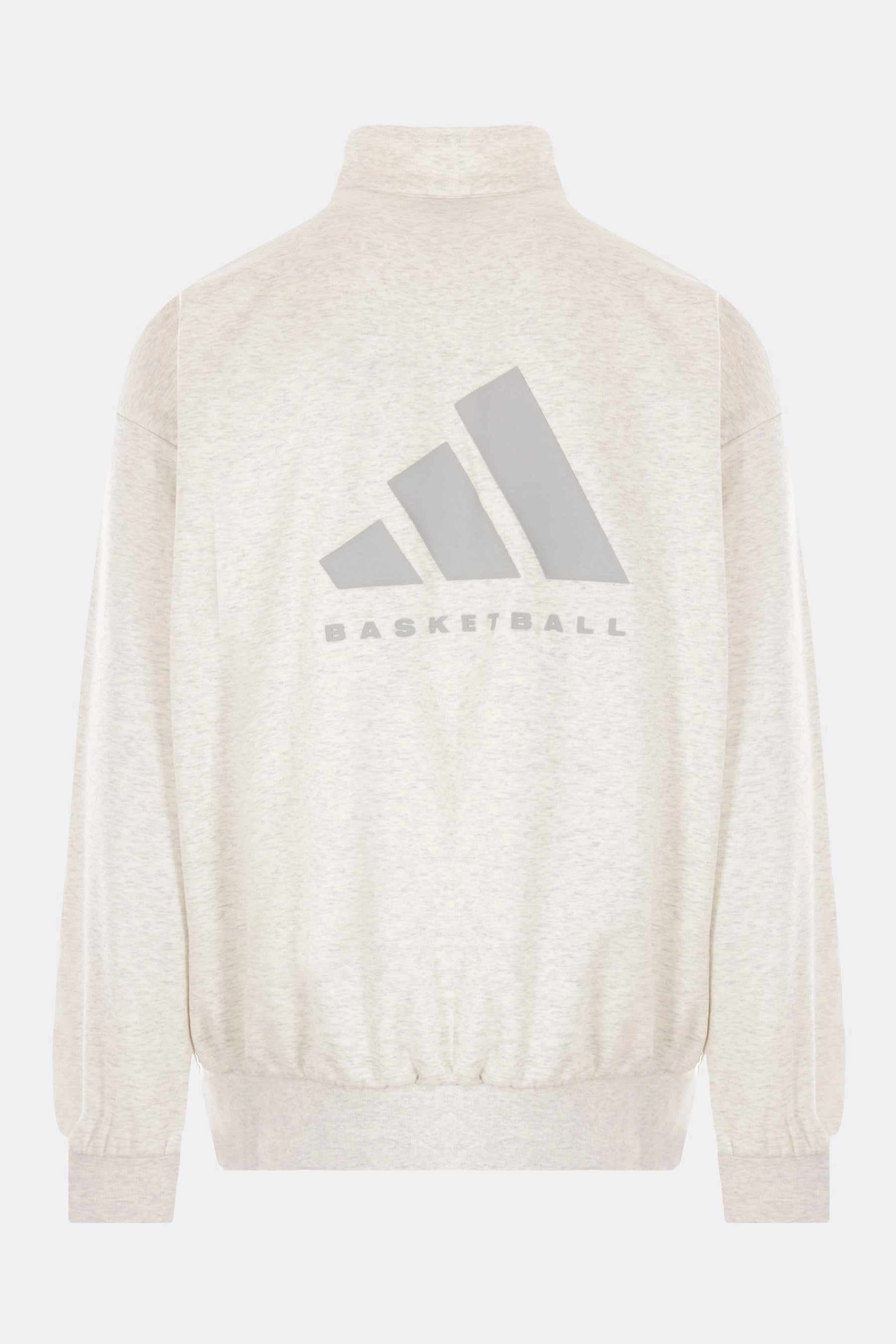 Basketball logo printed recycled fleece sweatshirt