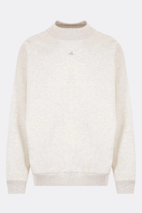Basketball logo printed recycled fleece sweatshirt