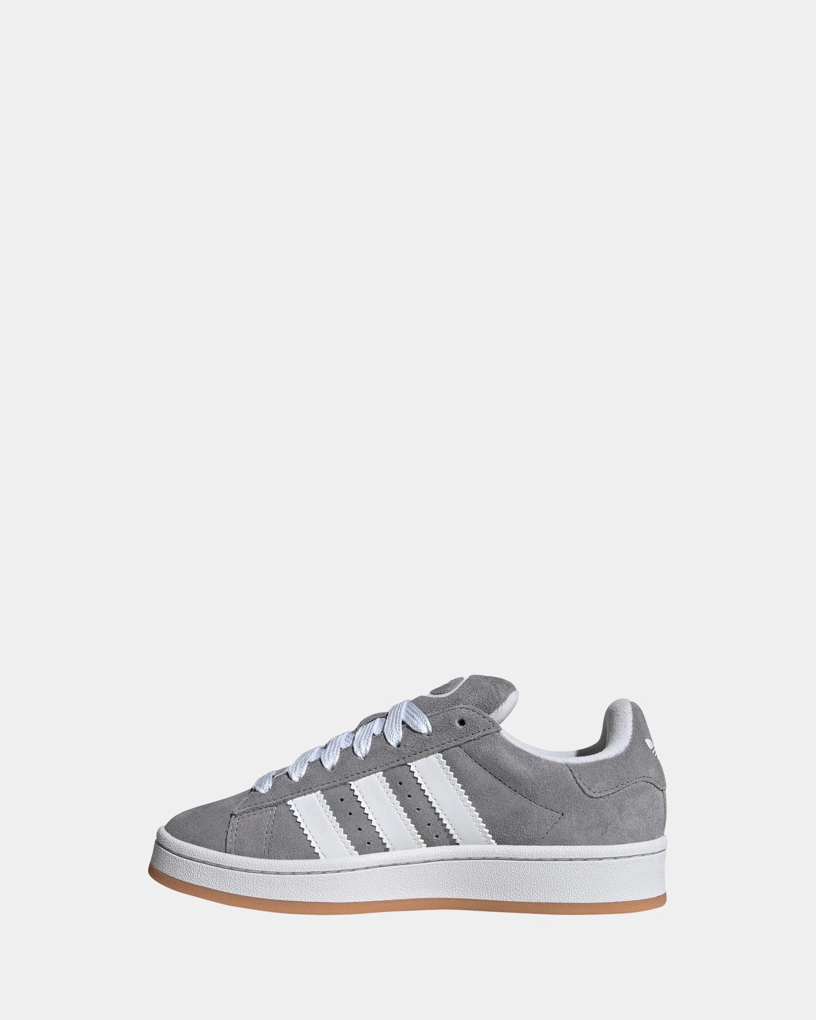 Campus 00s Elastic Lace Grade School Grey/White