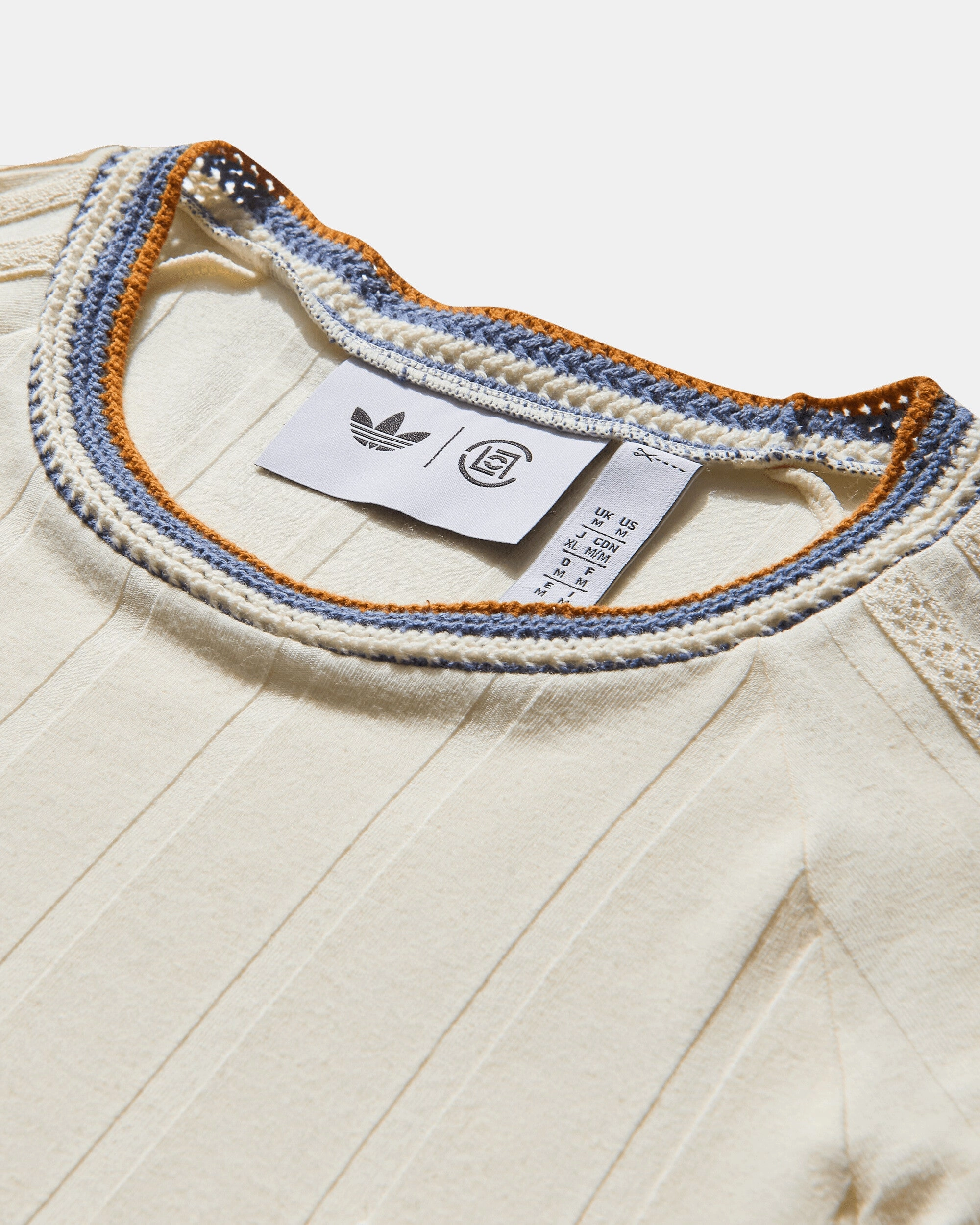 CLOT by Edison Rib T-Shirt Cream White