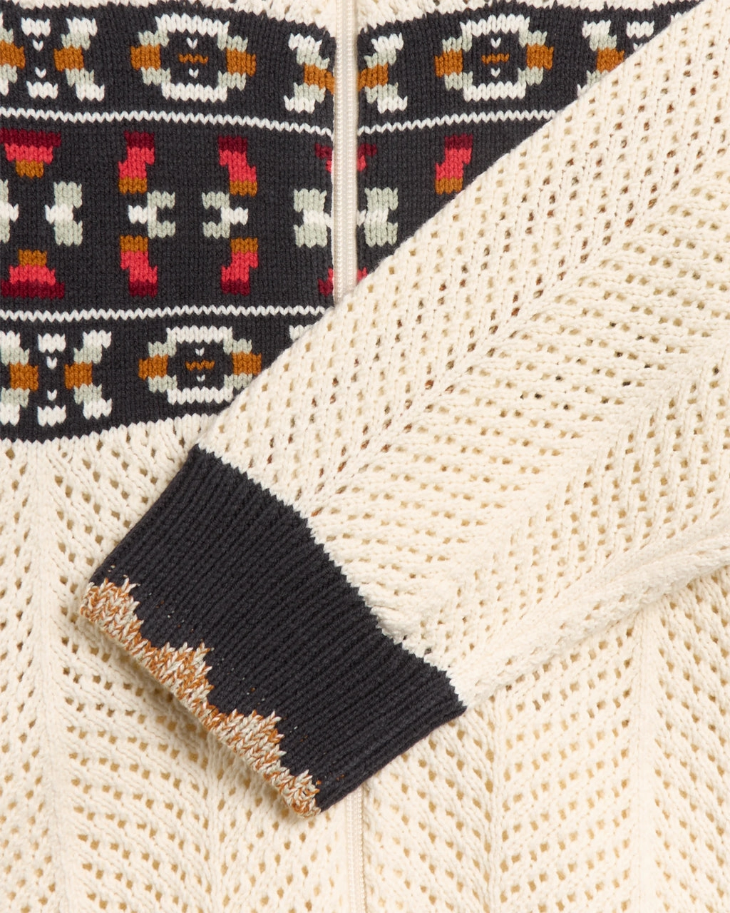 CLOT x adidas Crochet SST Track Top Cream White