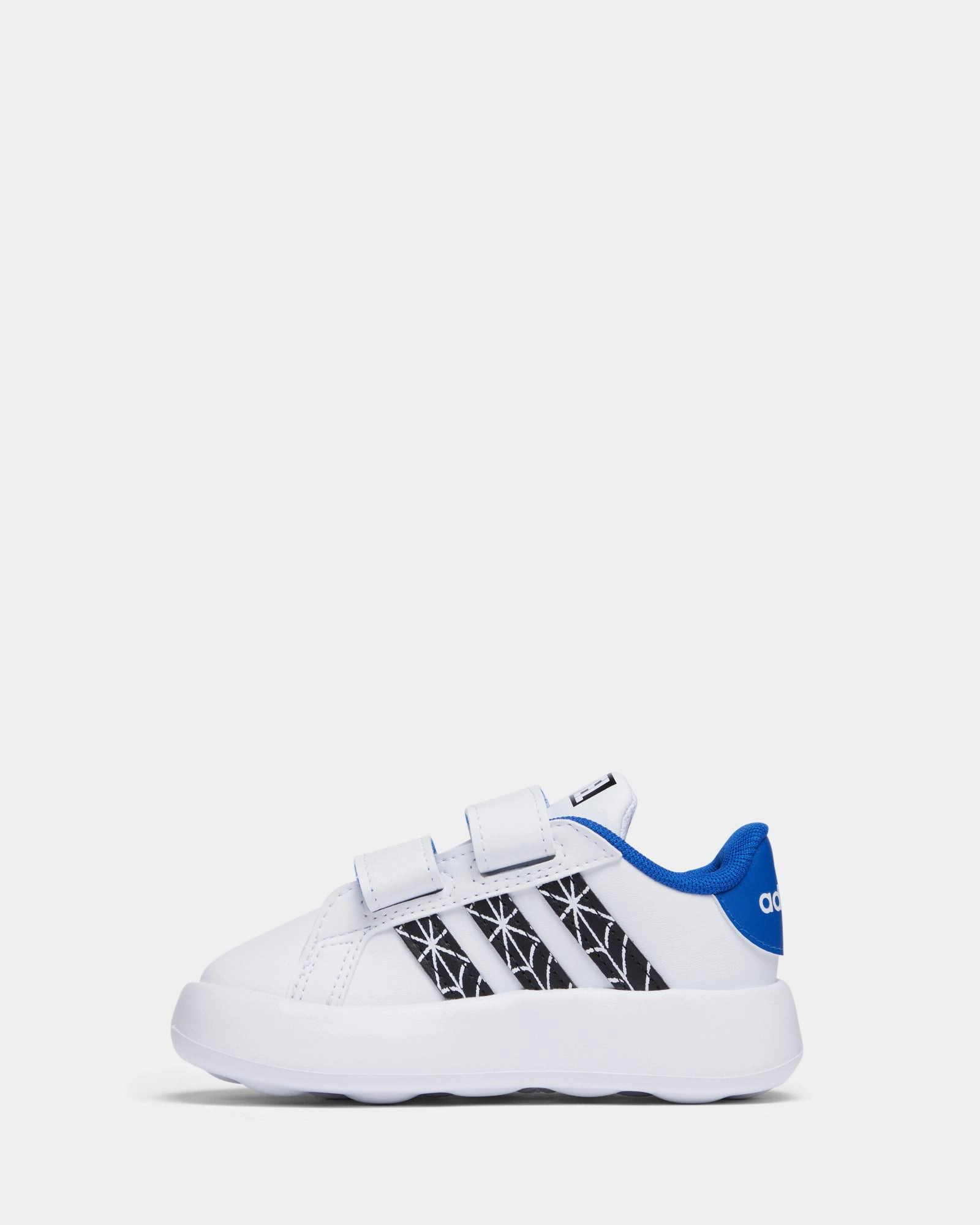 Grand Court CF Spiderman Infant White/Black/Royal Blue