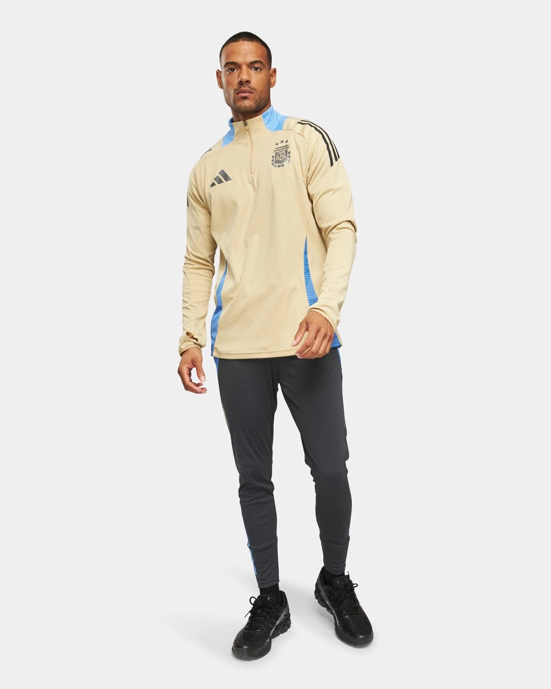 Haut d'entrainement Argentine 2024 - Beige/Bleu