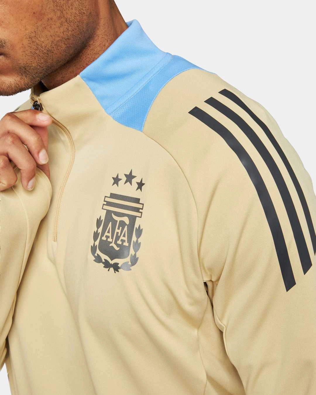 Haut d'entrainement Argentine 2024 - Beige/Bleu