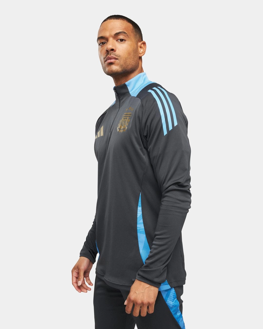 Haut d'entrainement Argentine 2024 - Gris/Bleu