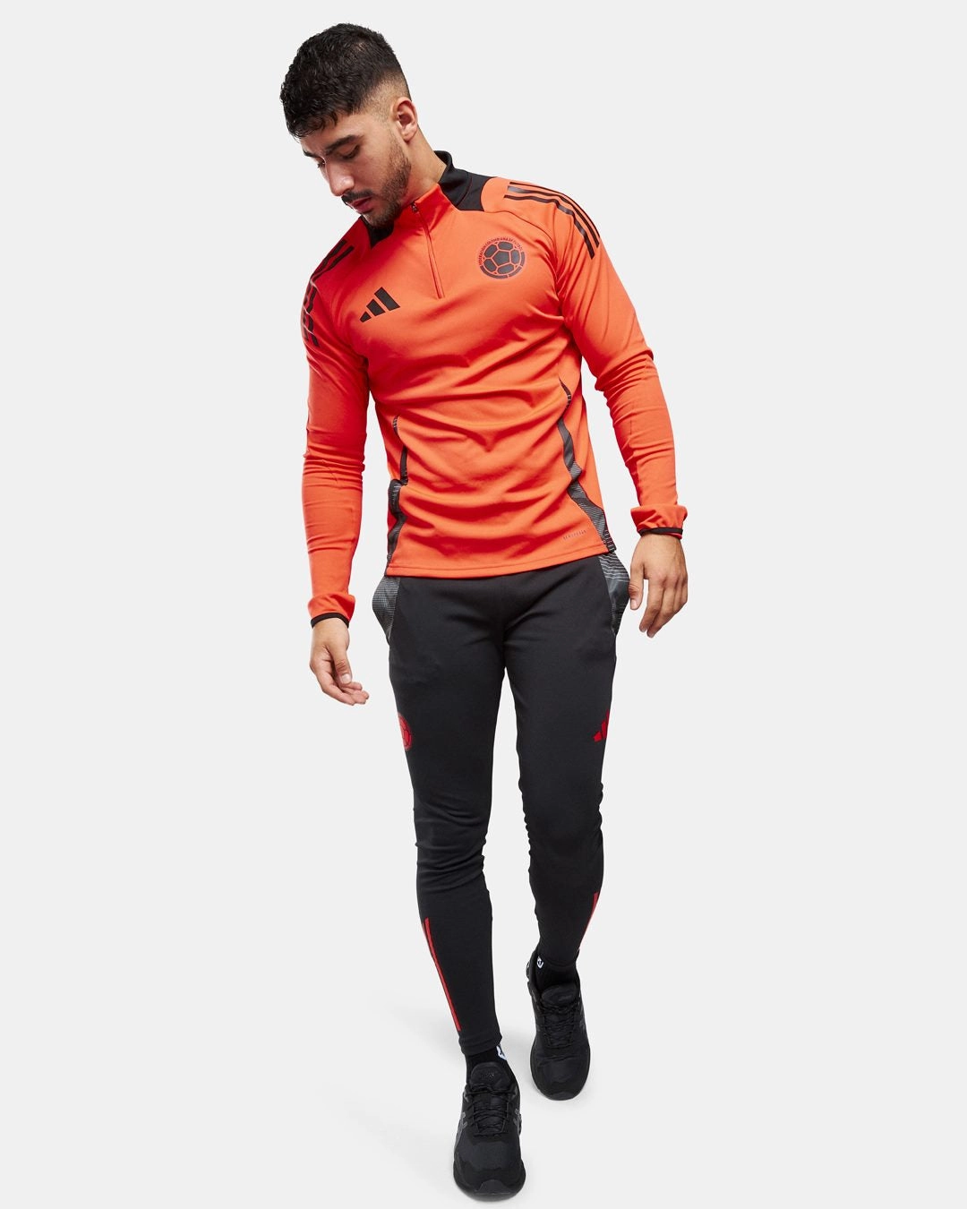 Haut d'entrainement Colombie 2024 - Orange/Noir
