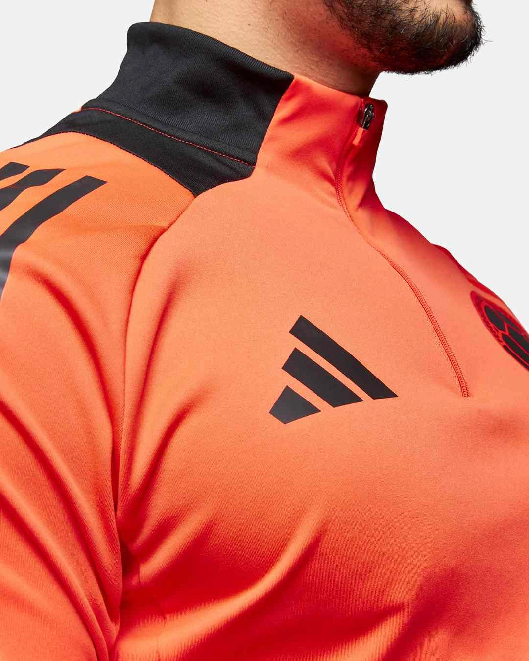 Haut d'entrainement Colombie 2024 - Orange/Noir