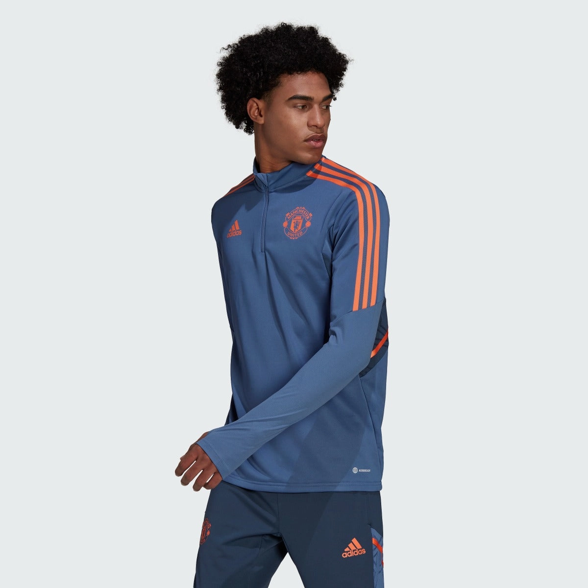 Haut d'entrainement Manchester United Condivo 2022/2023  - Bleu/Orange