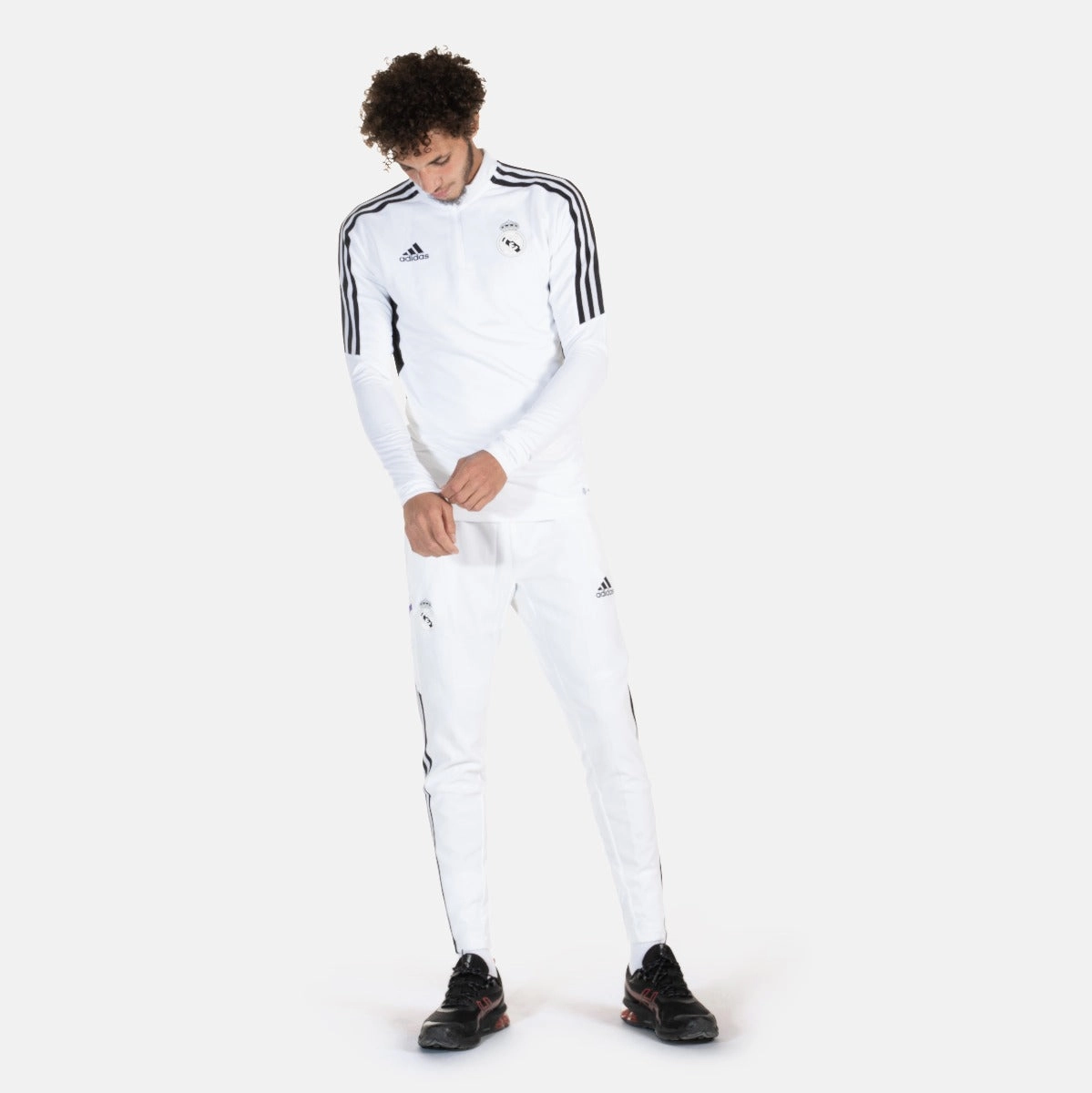 Haut d'entrainement Real Madrid Condivo 2022/2023 - Blanc/Noir/Violet