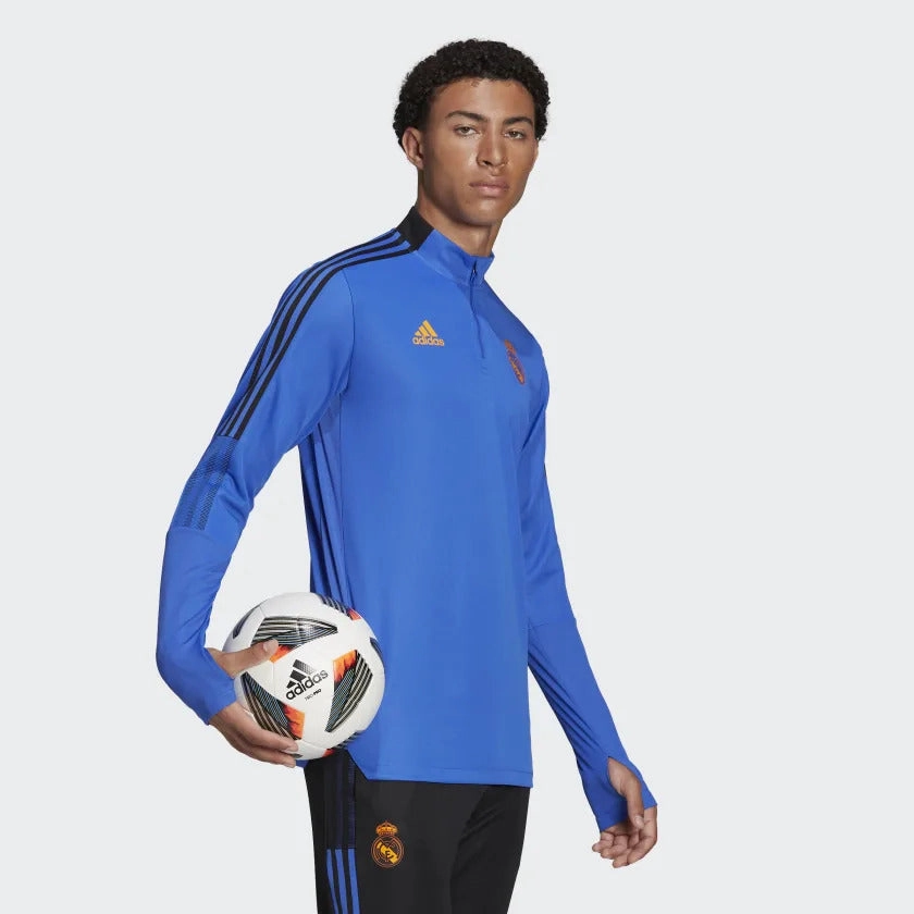 Haut d'entrainement Real Madrid Tiro 2022 - Bleu/Noir