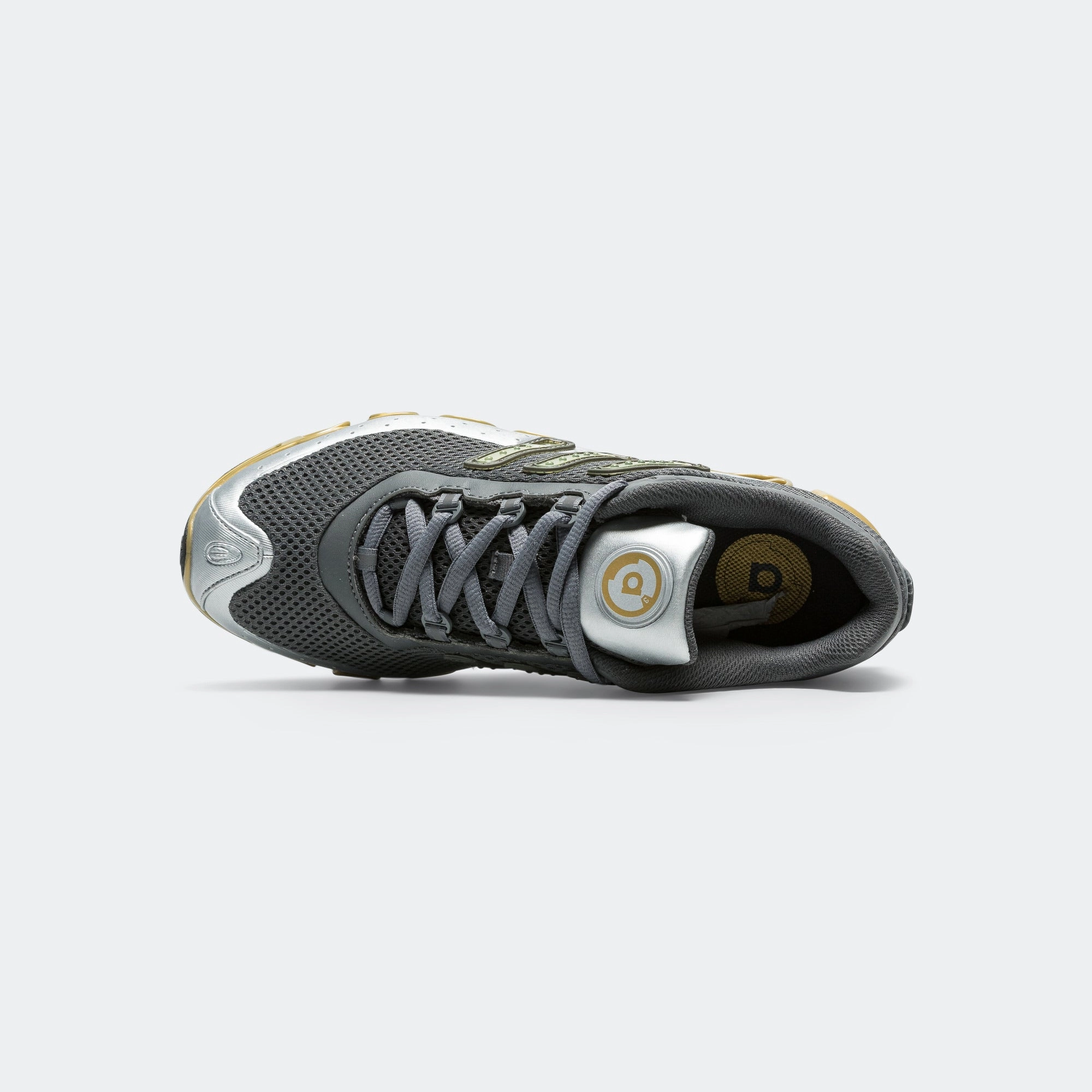 Megaride - Grey Four/Gold Metallic-Metallic Silver