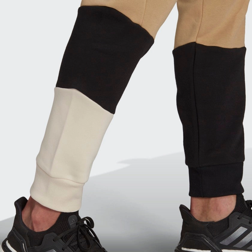 Pantalon Adidas Sportswear Colorblock - Beige/Noir