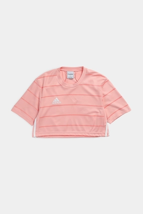 Rework Crop Adidas Soccer Jersey - S