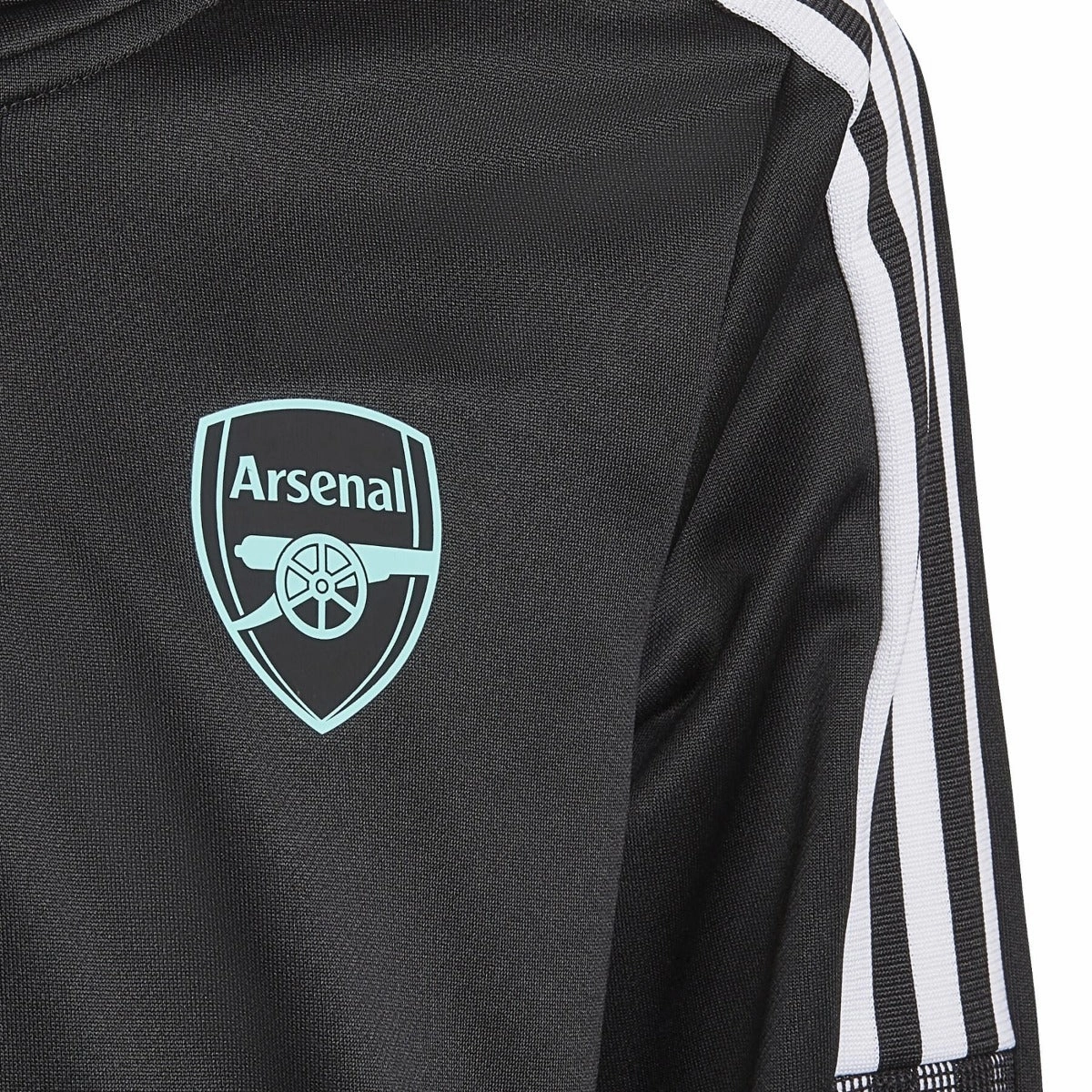 Sweat Zippé Arsenal Tiro Junior 2022 - Noir/Blanc/Vert