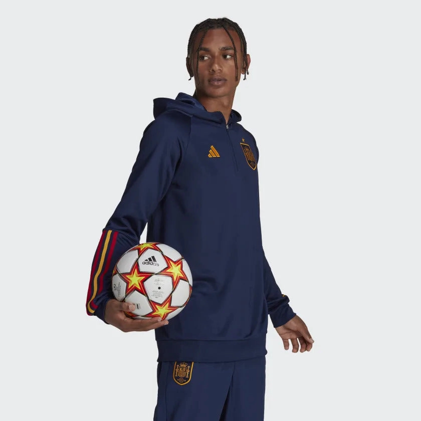 Sweat à capuche Espagne 2022 - Bleu/Rouge/orange