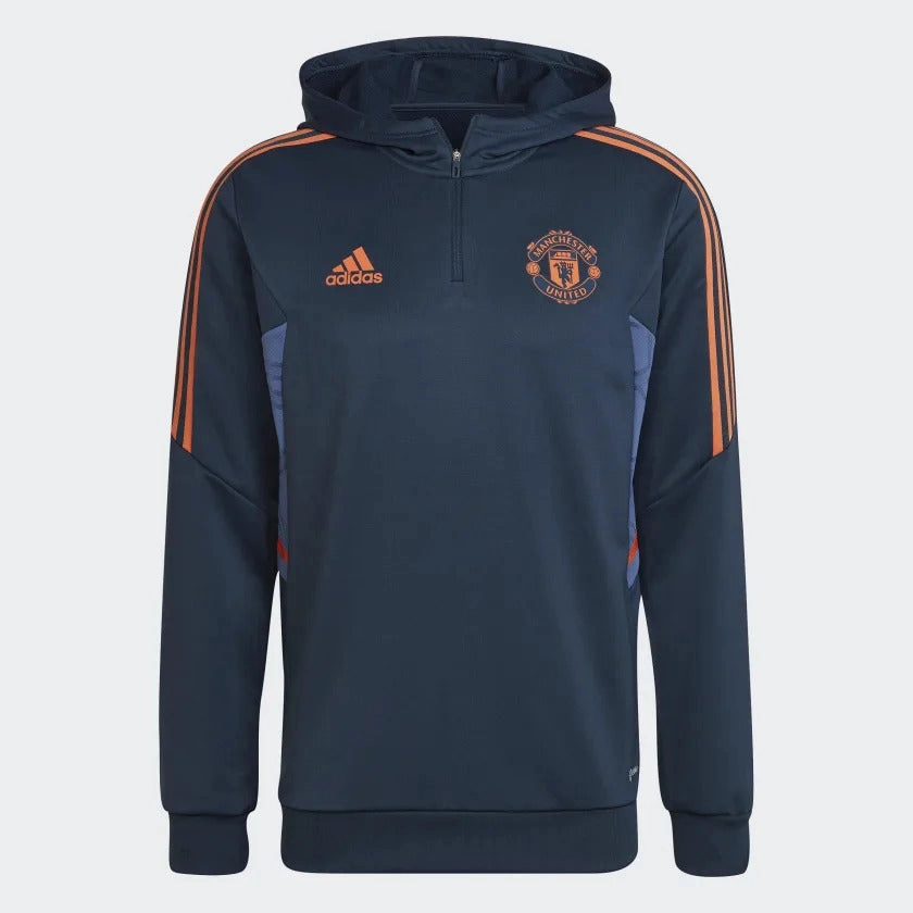 Sweat à capuche Manchester United Condivo 2022/2023 - Bleu/Orange