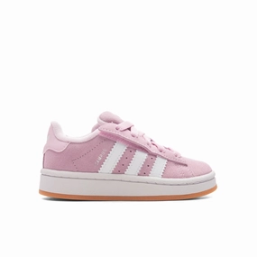 Toddlers Campus 00s Comfort Elastic Lace - Clear Pink/Cloud White/Gum