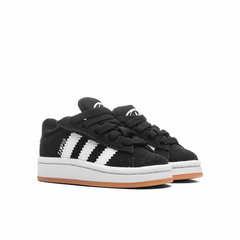 Toddlers Campus 00s Comfort Elastic Lace -  Core Black/Cloud White/Gum