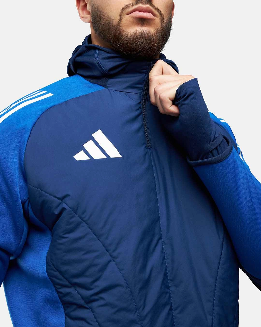 Veste Adidas Cagoule Intégrée - Bleu
