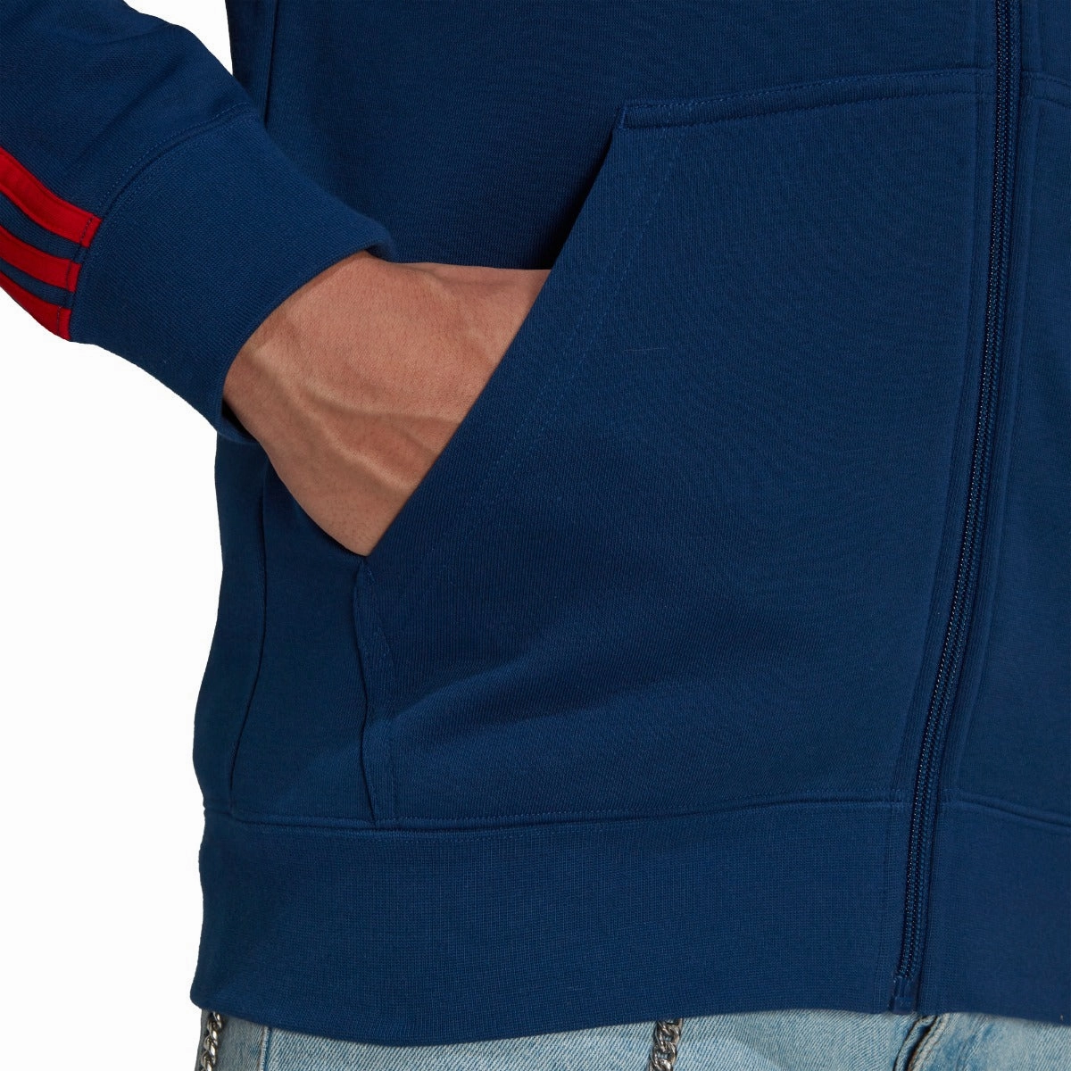 Veste Capuche Arsenal 2021/2022 - Bleu/Rouge