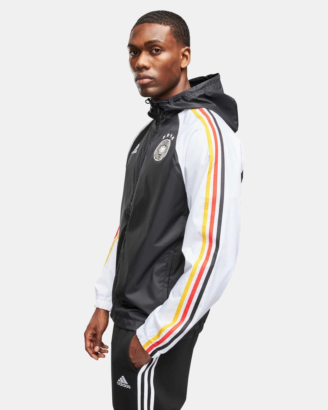 Veste Coupe-Vent Allemagne 2024 - Gris/Blanc
