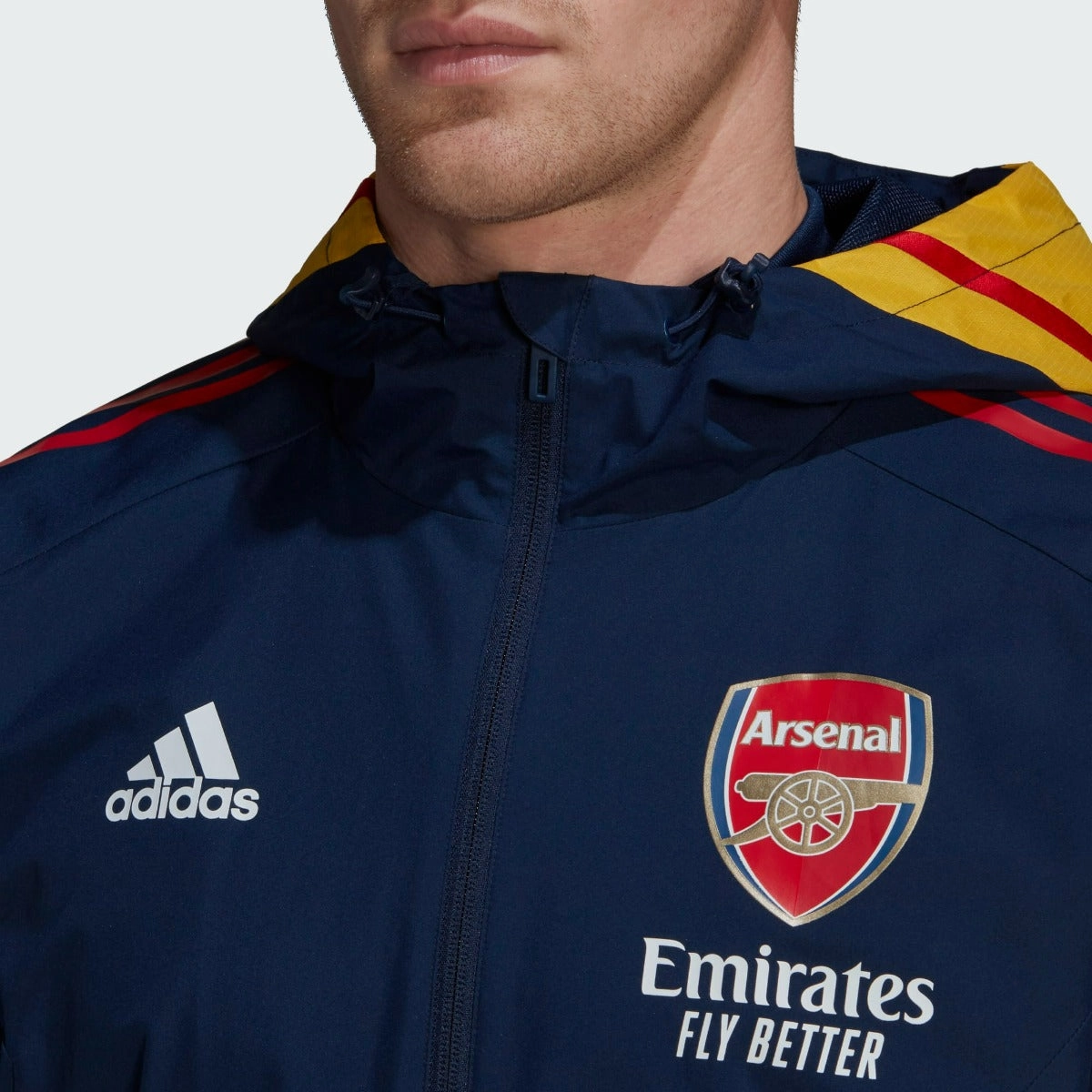 Veste Coupe-vent Arsenal Condivo  2022/2023 - Bleu/Rouge