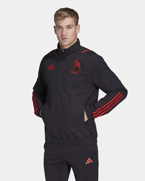 Veste Coupe-Vent Belgique 2022 - Noir/Rouge