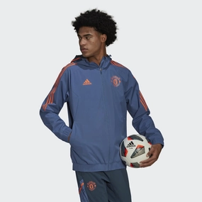 Veste Coupe-Vent Manchester United 2022/2023 - Bleu/Orange