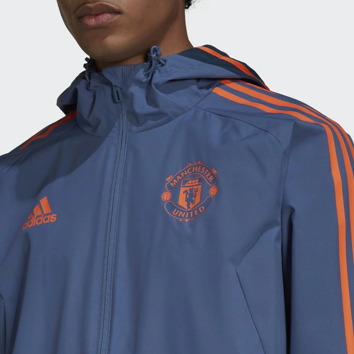 Veste Coupe-Vent Manchester United 2022/2023 - Bleu/Orange