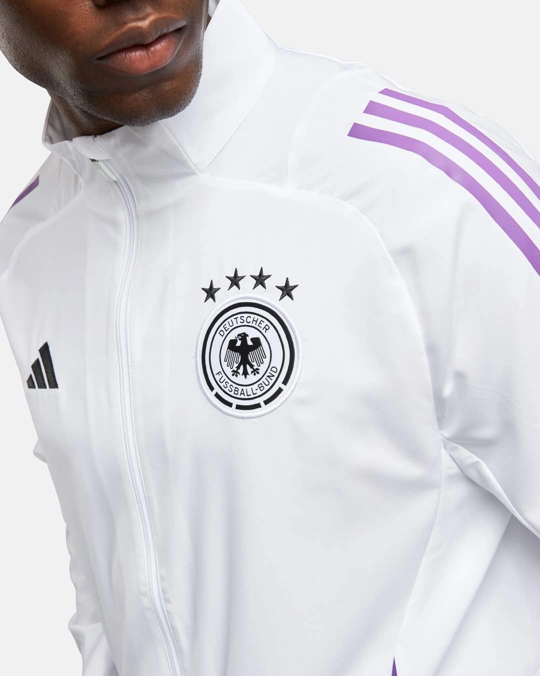 Veste de survêtement Allemagne 2024 - Blanc/Violet