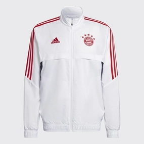 Veste de survêtement Bayern Munich 2022/2023 - Blanc/Rouge/Noir