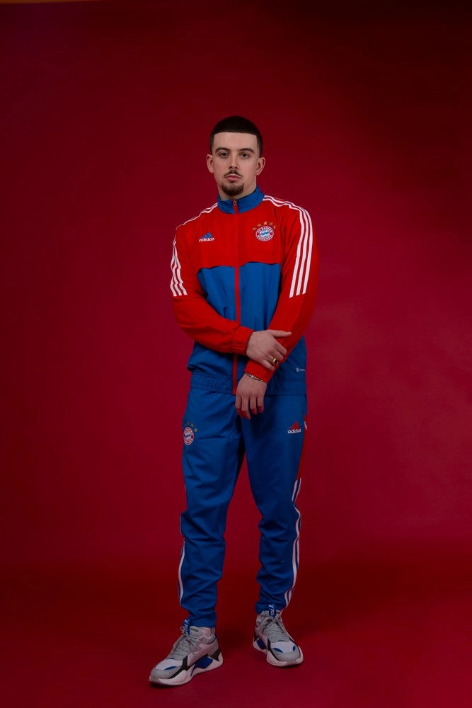 Veste de survêtement Bayern Munich 2022/2023 - Rouge/Bleu