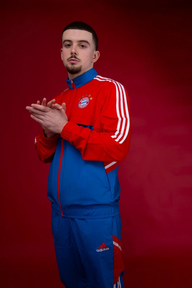 Veste de survêtement Bayern Munich 2022/2023 - Rouge/Bleu