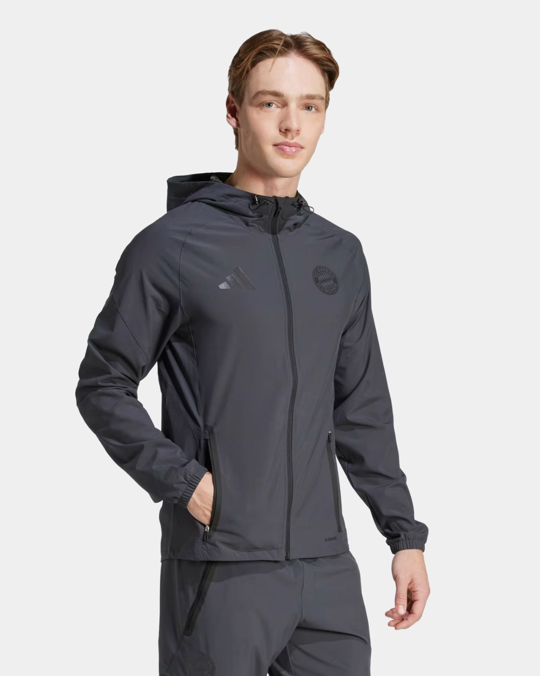 Veste de survêtement Bayern Munich 2024/2025 - Gris