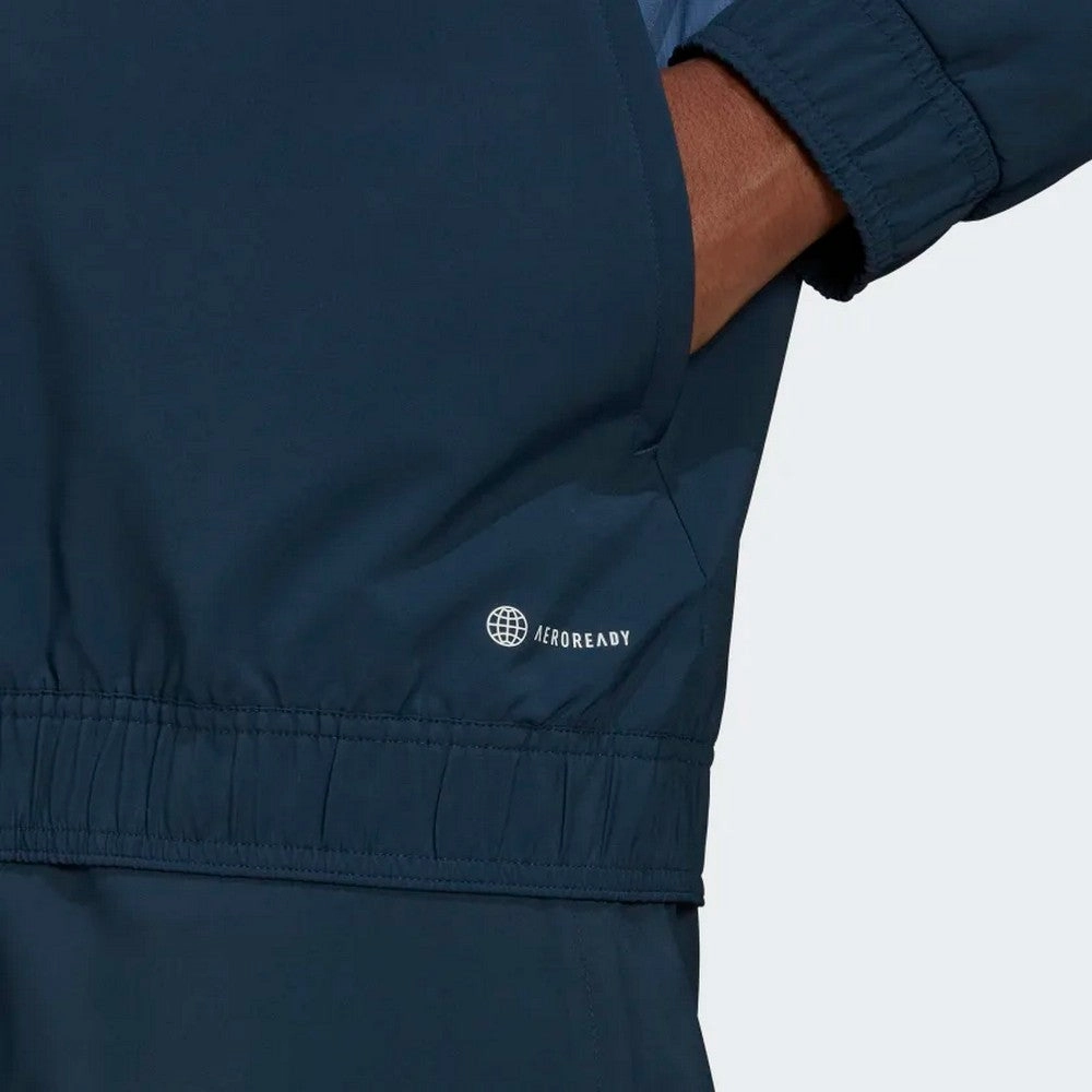 Veste de survêtement Manchester United 2022/2023 - Bleu/Orange