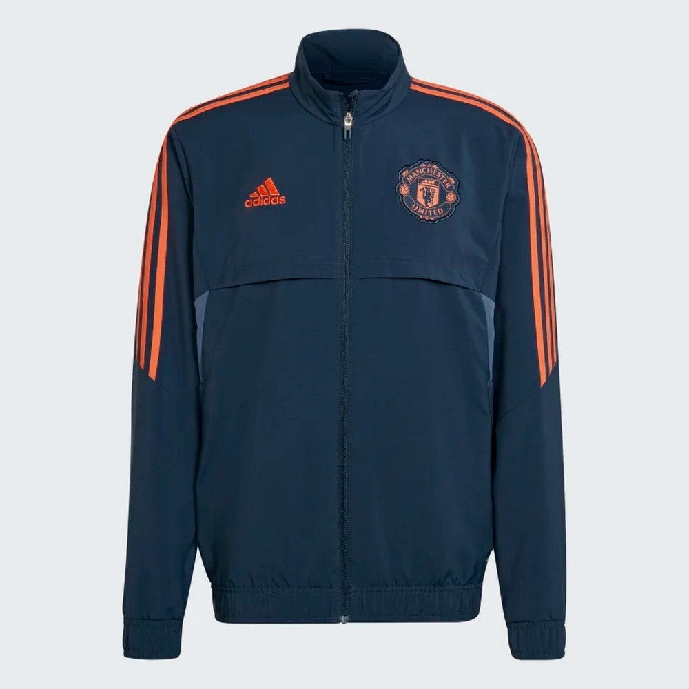 Veste de survêtement Manchester United 2022/2023 - Bleu/Orange