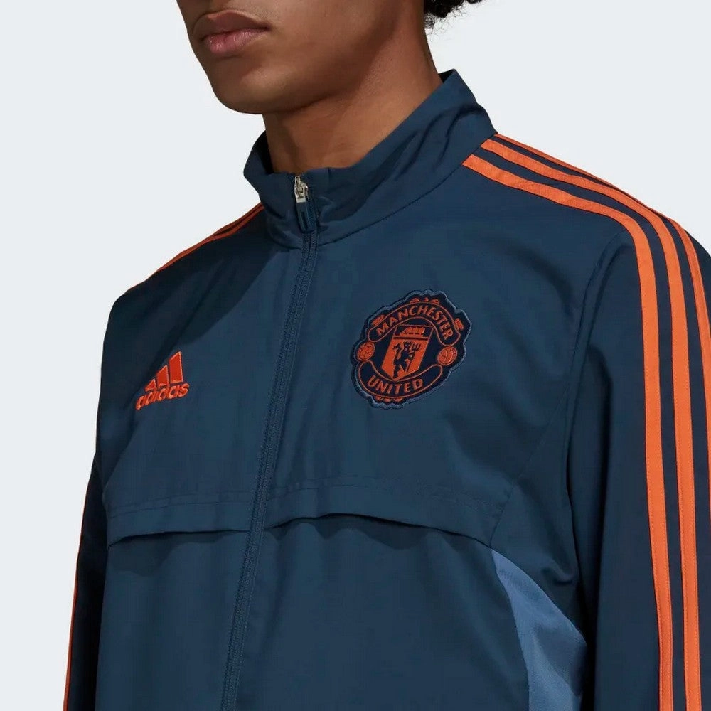 Veste de survêtement Manchester United 2022/2023 - Bleu/Orange