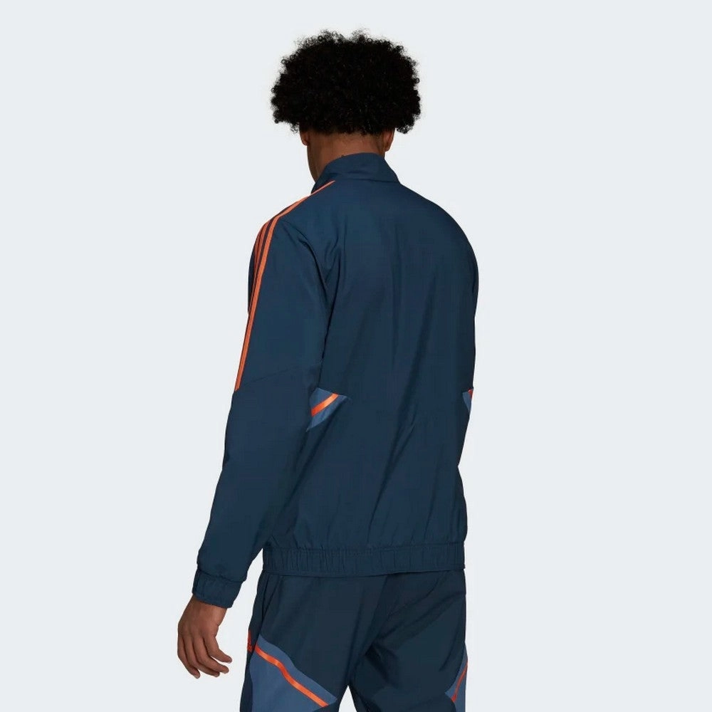 Veste de survêtement Manchester United 2022/2023 - Bleu/Orange