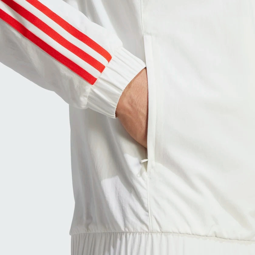 Veste de survêtement Manchester United - Blanc/Rouge/Vert