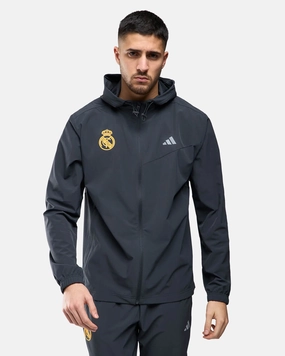 Veste de survêtement Real Madrid 2024/2025 - Gris Anthracite