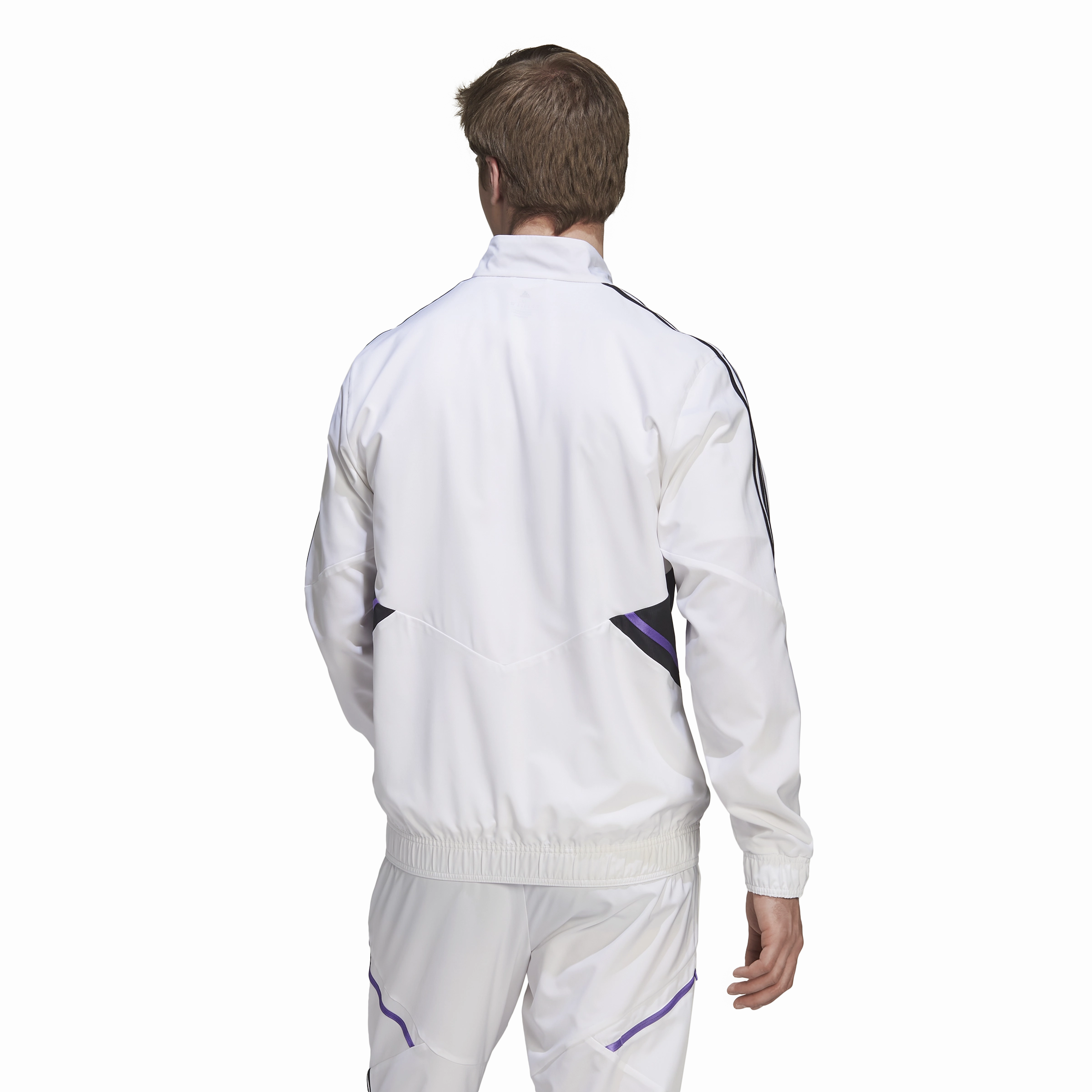 Veste de survêtement Real Madrid Condivo 2022/2023 - Blanc/Noir/Violet