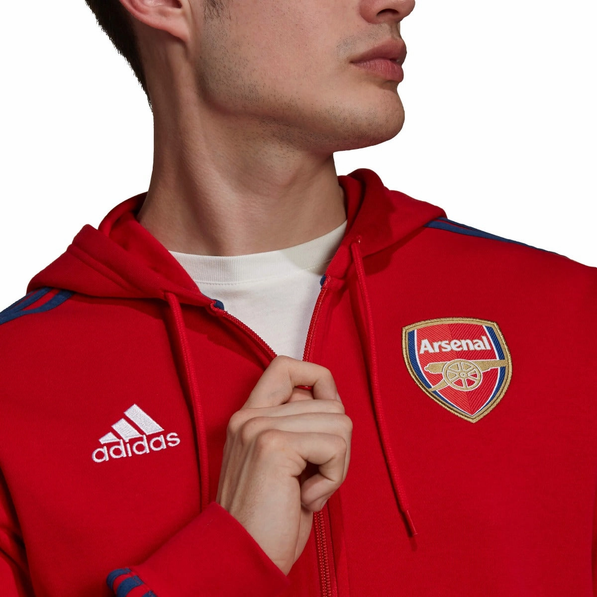 Veste à Capuche Arsenal 2021/2022 - Rouge/Bleu