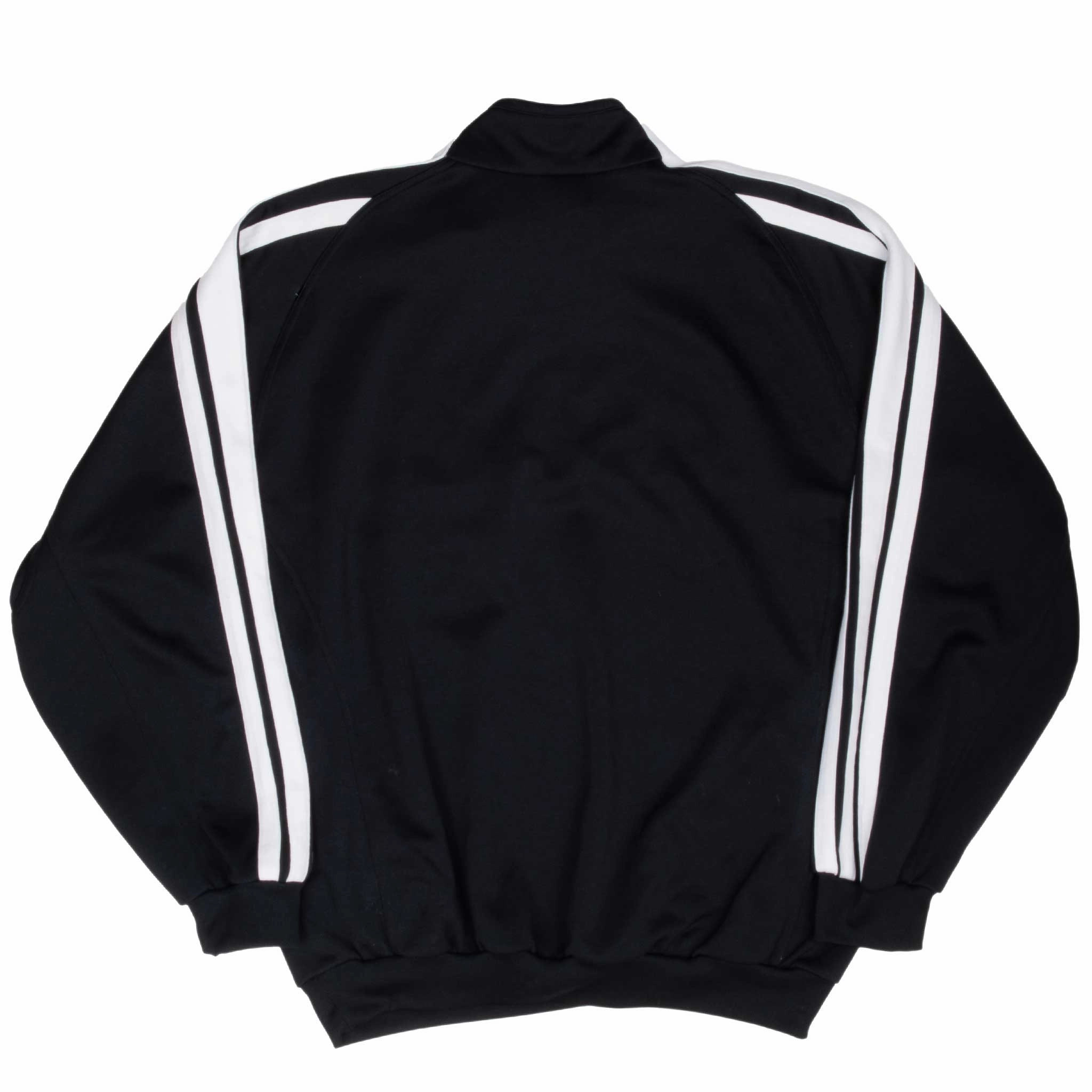VINTAGE ADIDAS BLACK PULLOVER TRACK JACKET 1990S XL