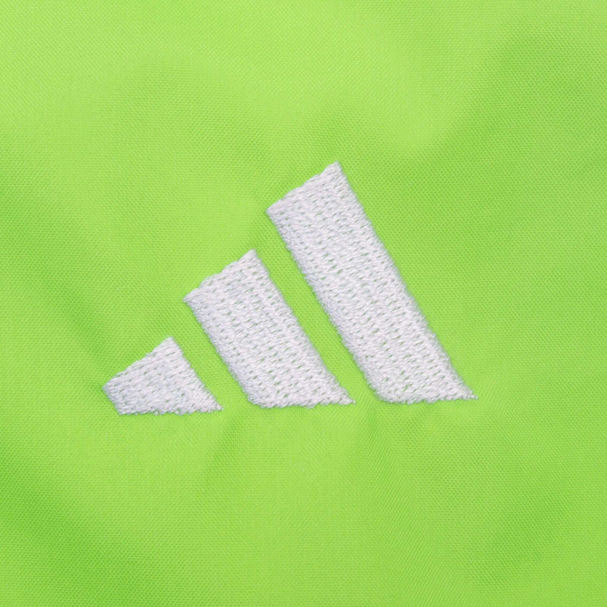 VINTAGE ADIDAS NEON GREEN WINDBREAKER JACKET 1990S LARGE