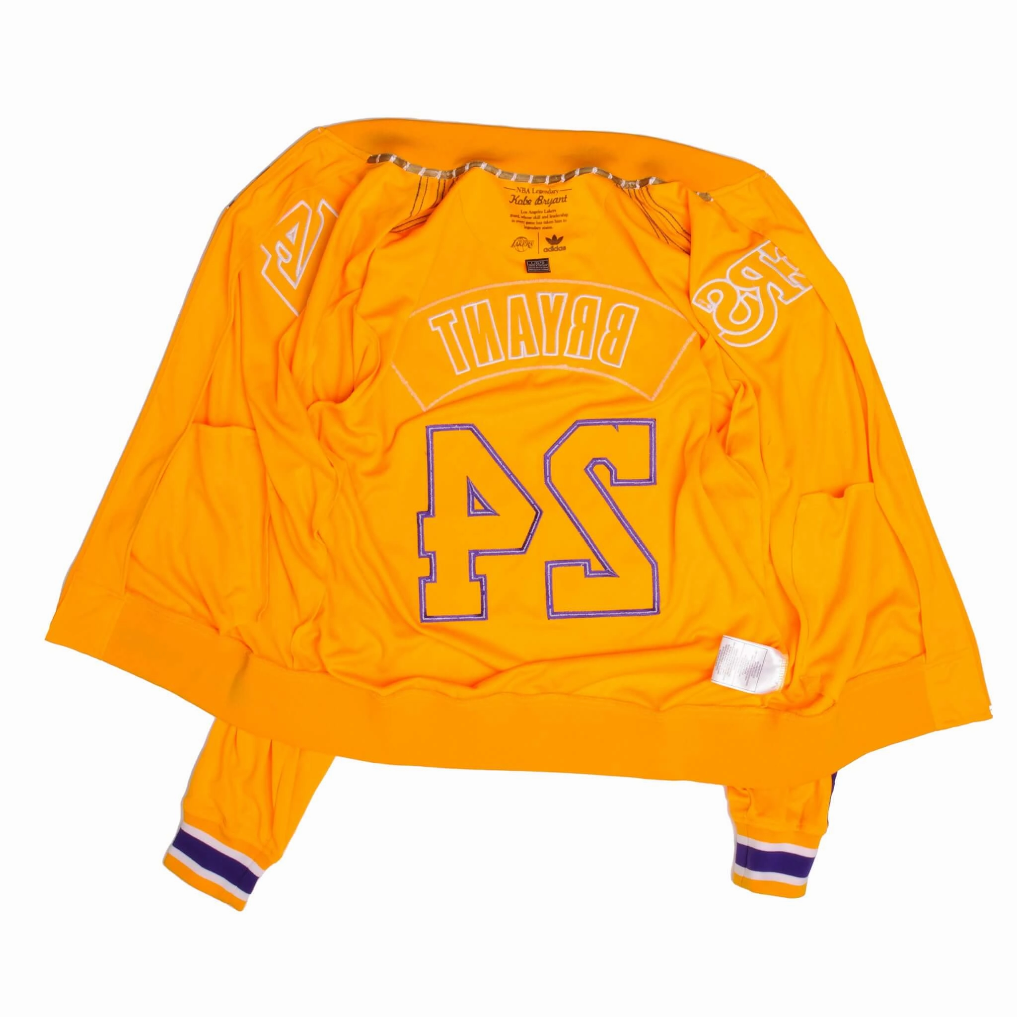 VINTAGE NBA ADIDAS LOS ANGELES LAKERS KOBE BRYANT TRACKSUIT JACKET LARGE