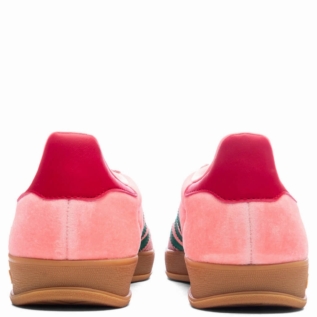 Women's Gazelle Indoor - Court Green/Glow Pink/Gum